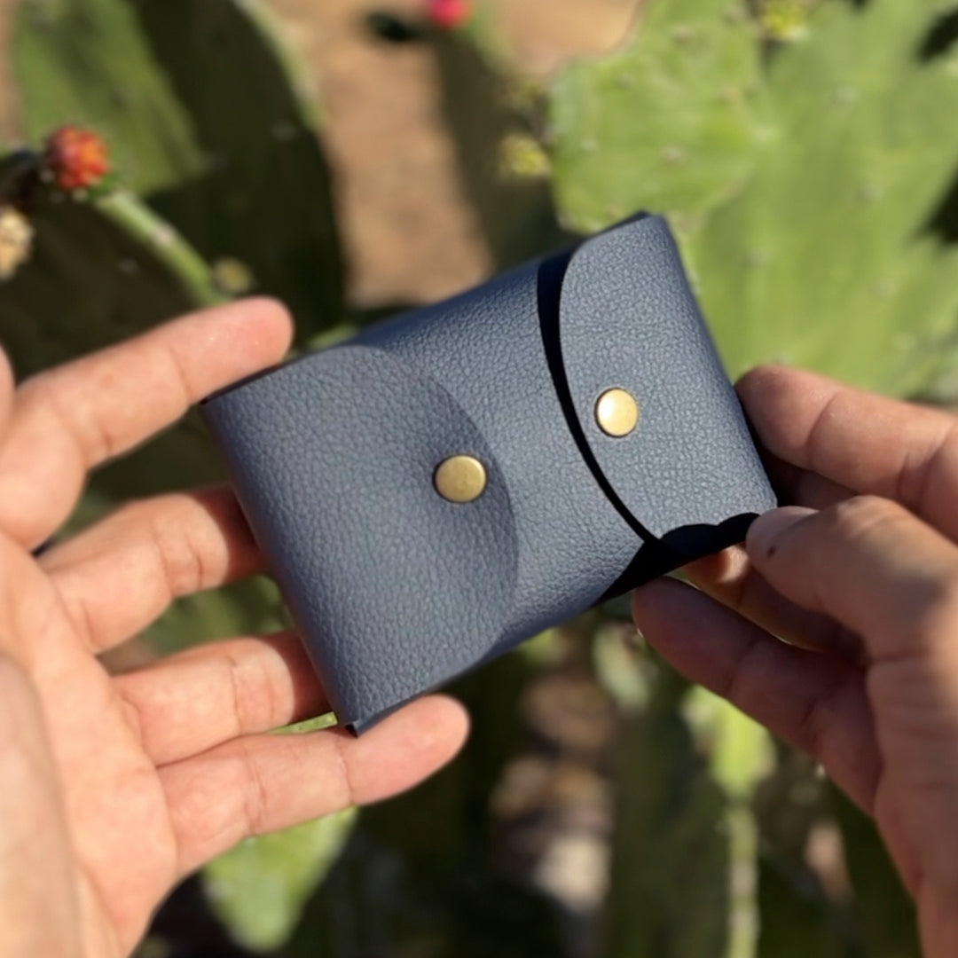 Cartera Redonda Azul
