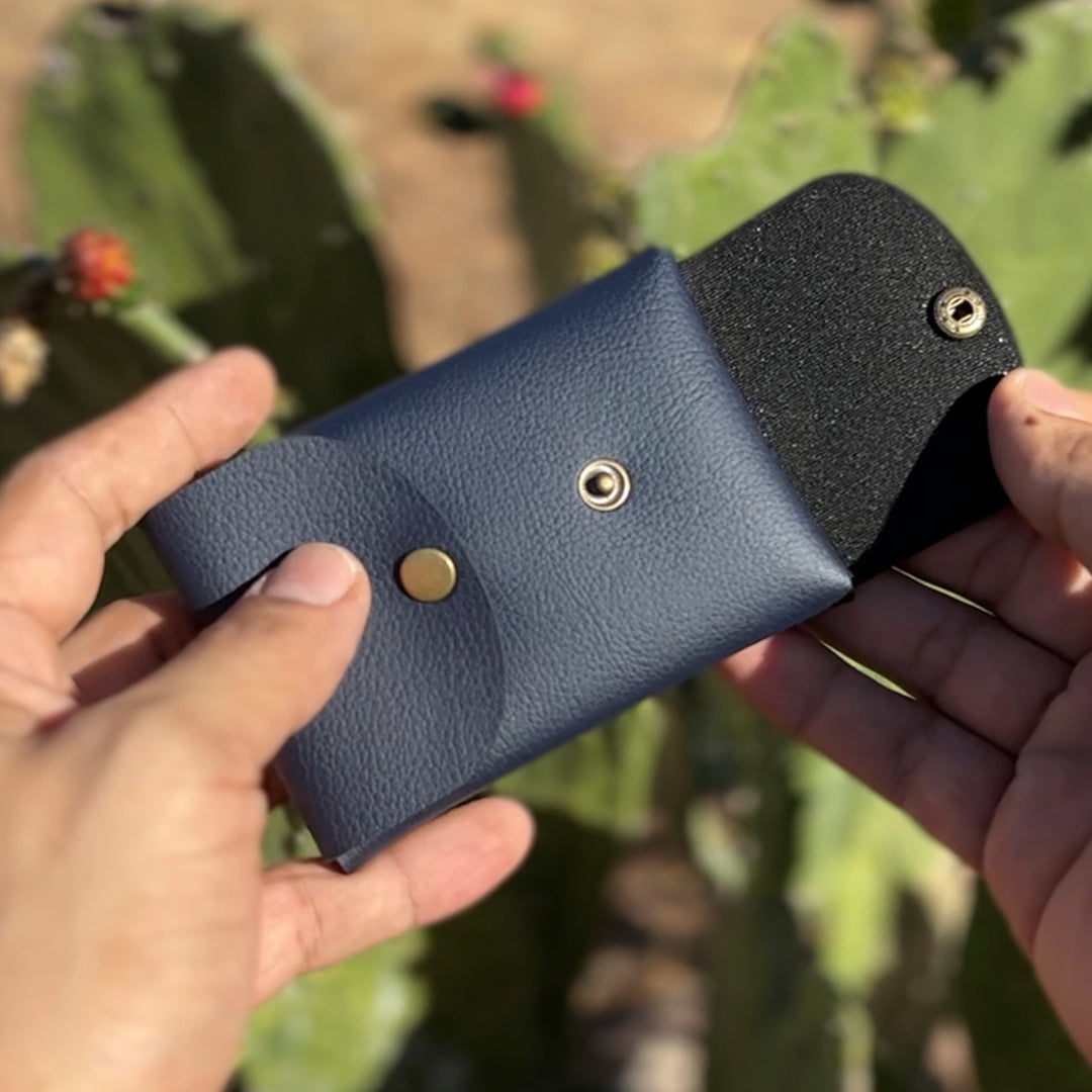 Cartera Redonda Azul
