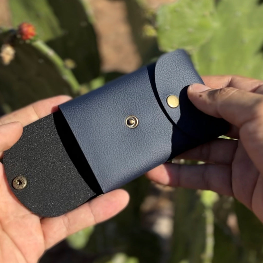 Cartera Redonda Azul