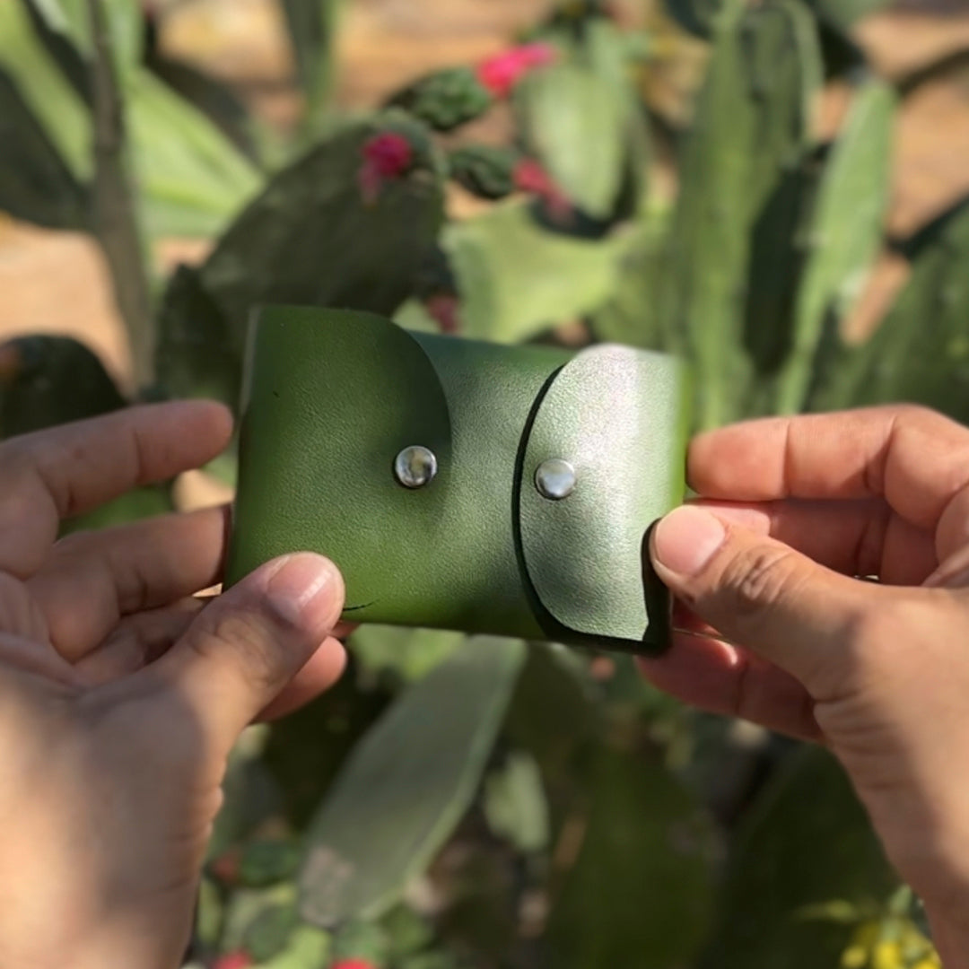 Cartera Redonda Verde